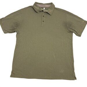 Free Fly Polo Shirt – Men's Size Large – Olive Green